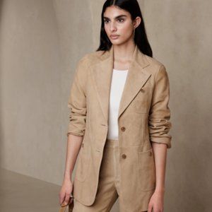 BANANA REPUBLIC - HERITAGE BRIAR SUEDE BLAZER